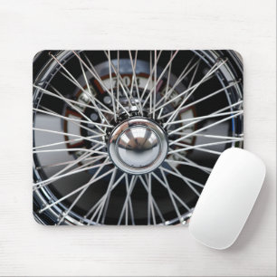 Chrome Spoke Elegance Mouse Pad