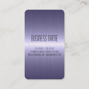 Chrome Stainless Steel Metal Business Card