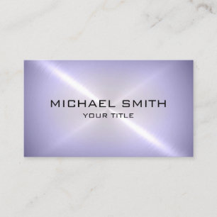 Chrome Stainless Steel Metal Business Card
