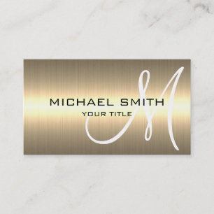 Chrome Stainless Steel Metal Business Card