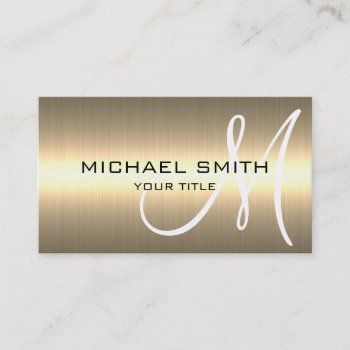 Chrome Stainless Steel Metal Business Card by NhanNgo at Zazzle