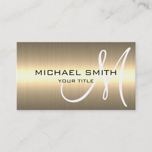Chrome Stainless Steel Metal Business Card