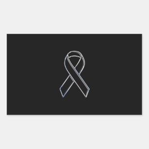 Black Ribbon Stickers for Sale