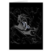 Chrome Style Capricorn Zodiac Sign on Hevelius (Front)