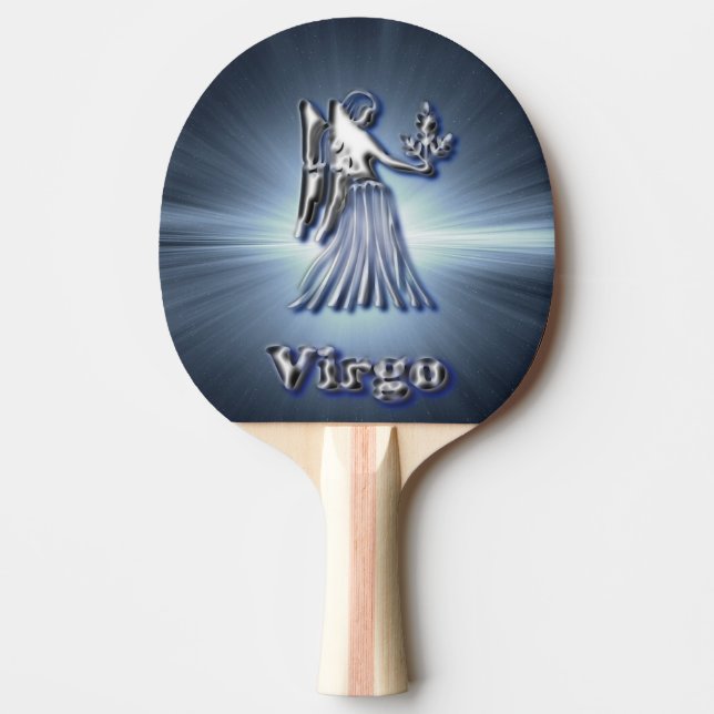 Chrome Virgo Ping-Pong Paddle (Front)