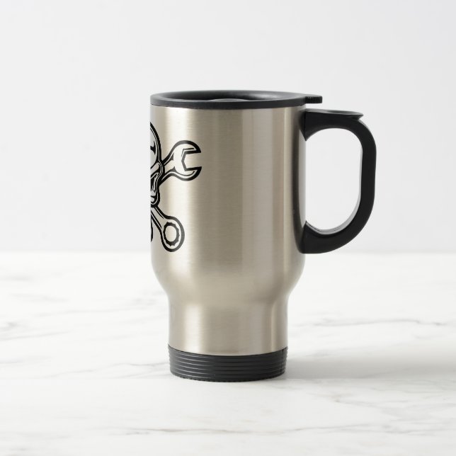 Chromeboy Cross-Wrenches Travel Mug (Right)