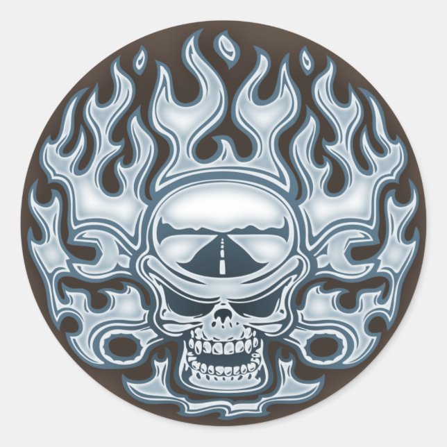 Chromeboy -WF Classic Round Sticker (Front)