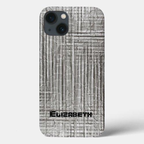 Chromium Stainless Steel Metal iPhone 13 Case