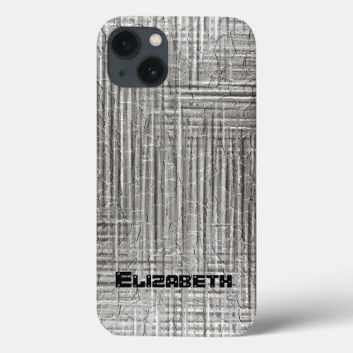 Chromium Stainless Steel Metal iPhone 13 Case