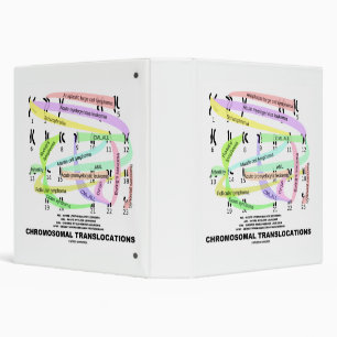 Chromosomal Translocations Karyogram 3 Ring Binder