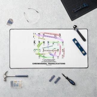 Chromosomal Translocations Karyogram Desk Mat