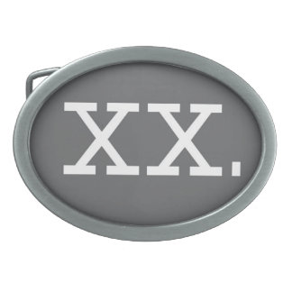 Chromosome - XX, Buckle Oval Oval Belt Buckle