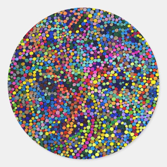 Chromovescent Kinestacium Psychedelic Sticker (Front)