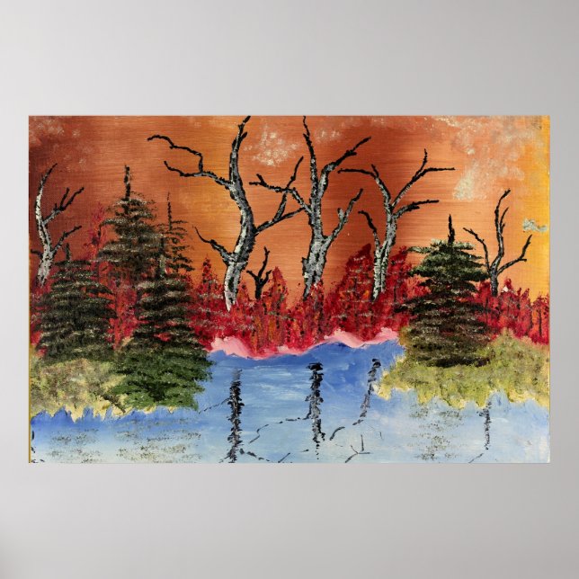 Chronic Damage "Arlington Pond"Org. Art Poster (Front)