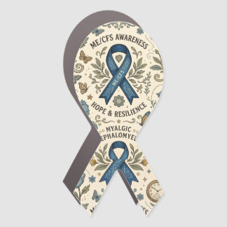 Chronic Fatigue ME/CFS Warrior Car Magnet
