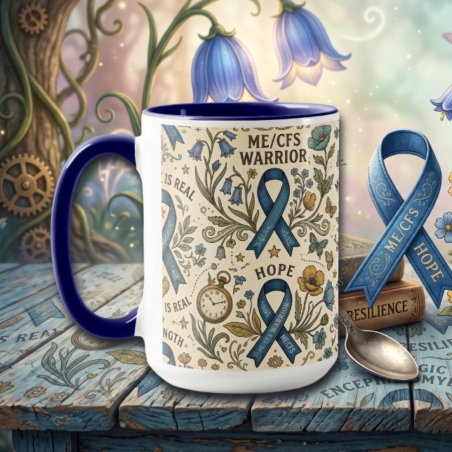 Chronic Fatigue ME/CFS Warrior Mug (Creator Uploaded)