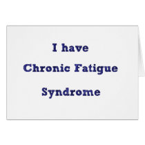Chronic Fatigue Syndrome explanation card