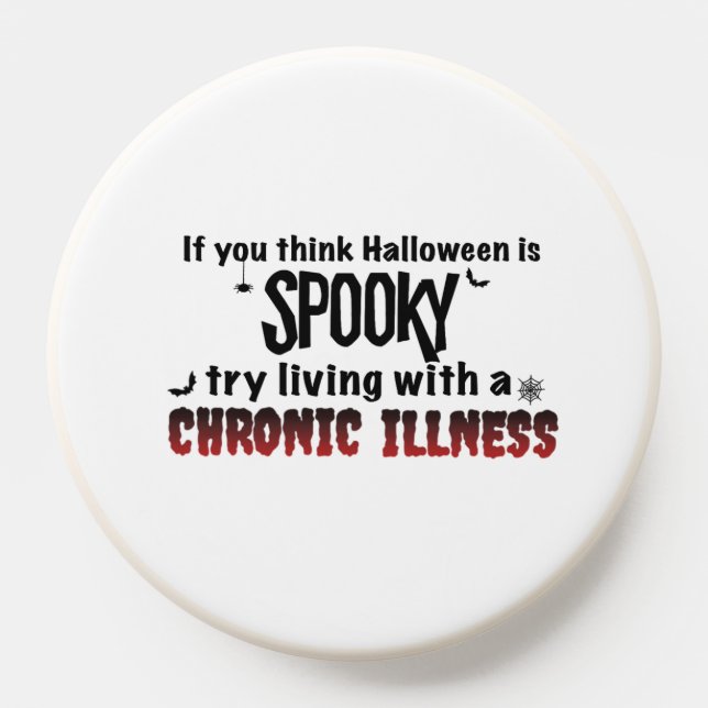 Chronic Illness Awareness Halloween PopSocket (Popsocket)