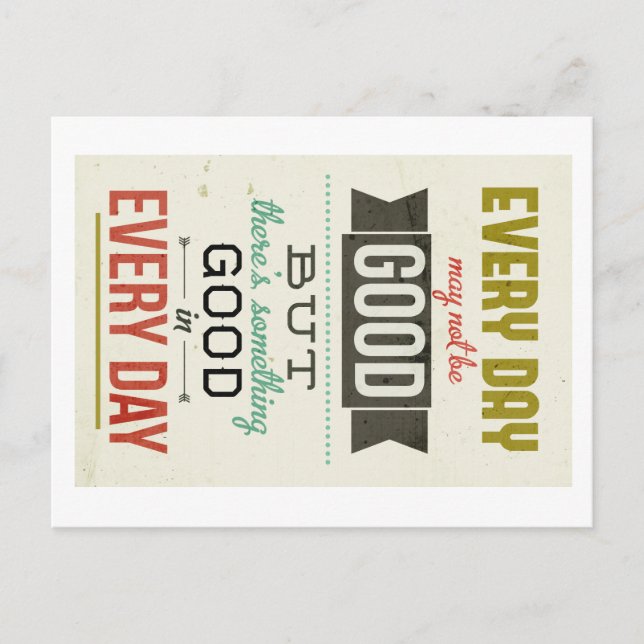 Chronic Illness-Good in Every Day postcards (Front)
