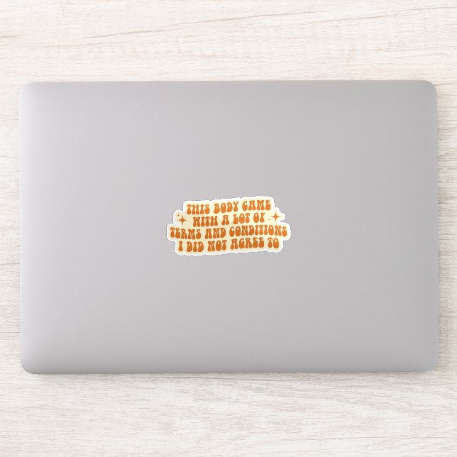 Chronic Illness & Invisible Disability Awareness Sticker (Computer)