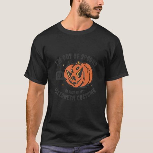Chronic Illness  Out Of Spoons Halloween Costume T_Shirt