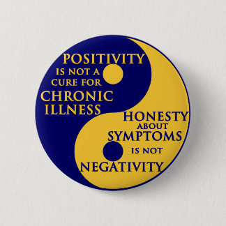 Chronic Illness Round Badge Button