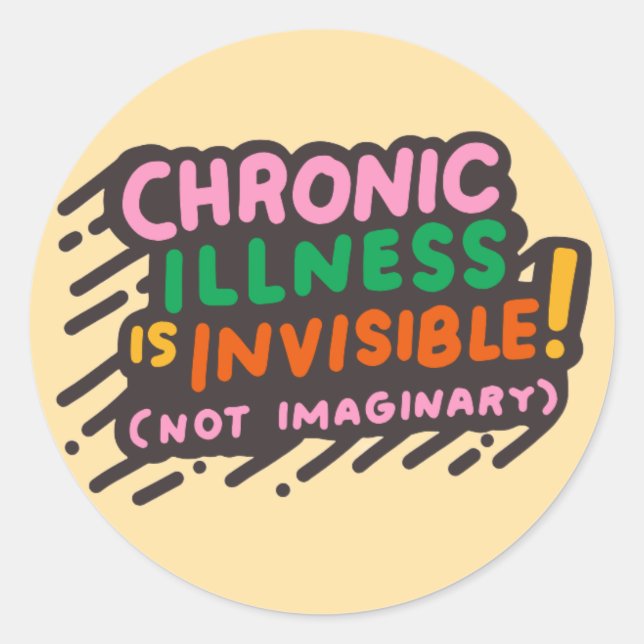 Chronic Illness Sticker (Front)