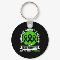 Chronic Kidney Disease Is A Daily Battle Ckd Aware Keychain