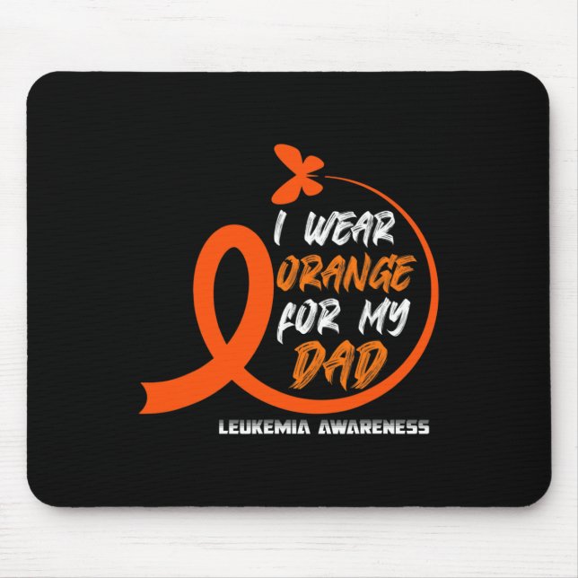 Chronic Leukemia Her Fight Is My Fight Leukemia Aw Mouse Pad (Front)