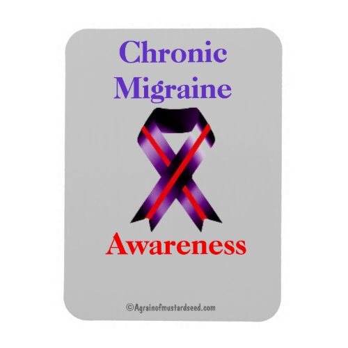 Chronic Migraine Awareness Magnet