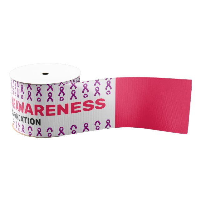 Chronic Migraine Awareness Pattern Ribbon (Spool)