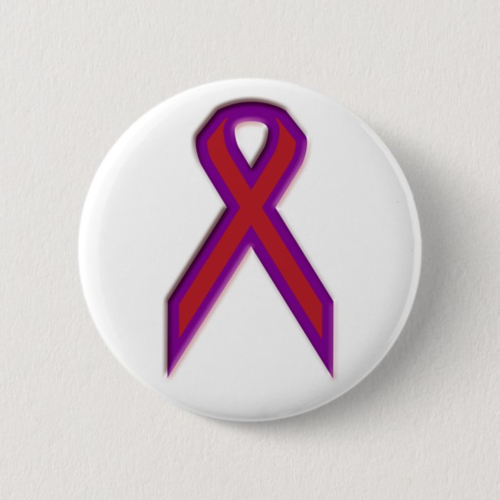 Chronic Migraine Awareness Ribbon - Pin | Zazzle.com