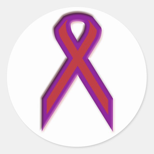 Chronic Migraine Awareness Ribbon _ Sticker