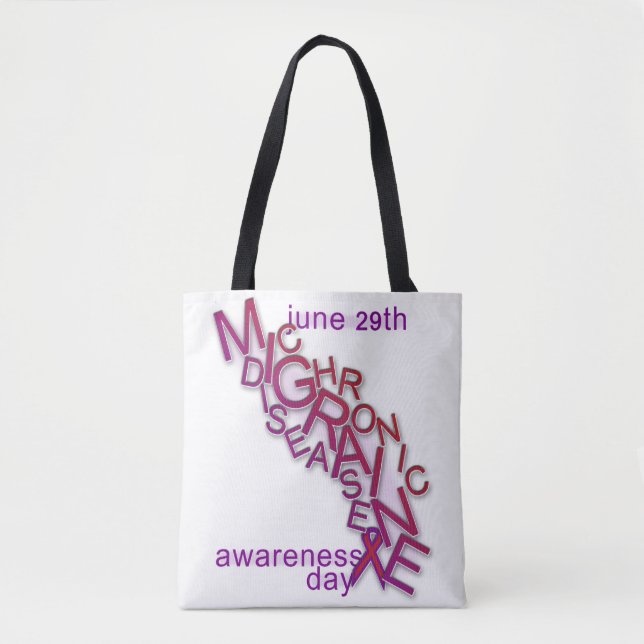 Chronic Migraine Disease - Word Scramble - Tote (Front)