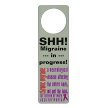 Chronic Migraine - Neurological Disease Door Hangr
