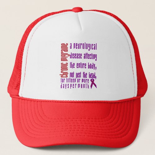 Chronic Migraine _ Neurological Disease Hat