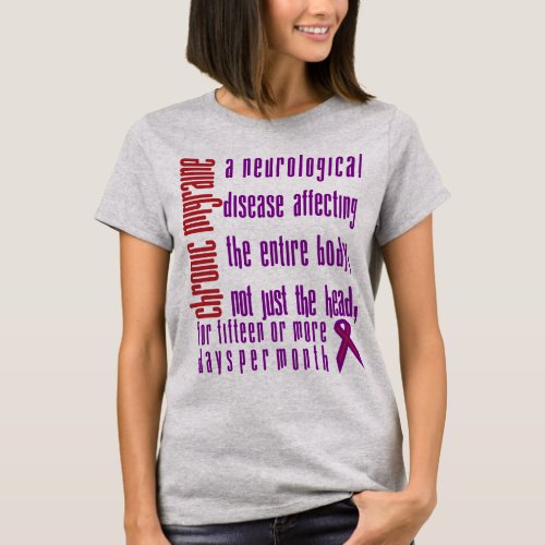 Chronic Migraine _ Neurological Disease T_Shirt