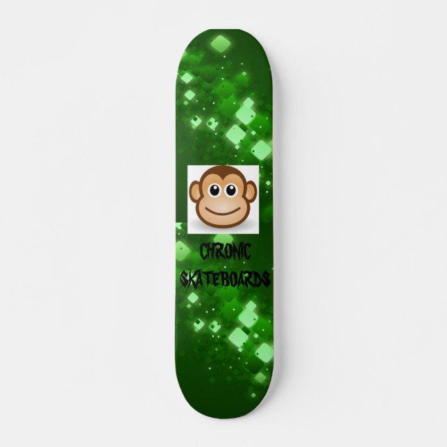Chronic Monkey Skateboard Deck (Front)