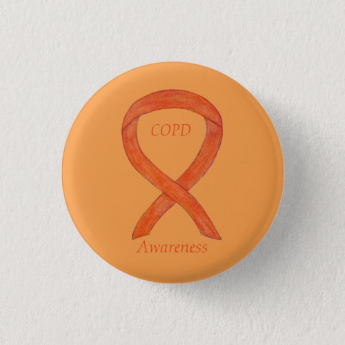 Chronic Obstructive Pulmonary Disease Ribbon Pin