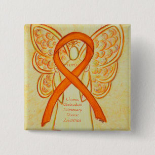 Chronic Obstructive Pulmonary Disease Ribbon Pin