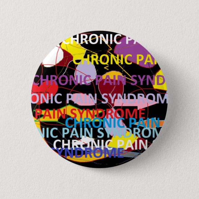 Chronic Pain Syndrome Pinback Button (Front)