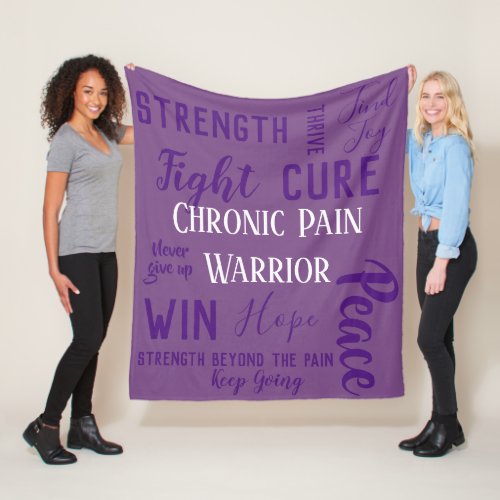 Chronic Pain Warrior blanket