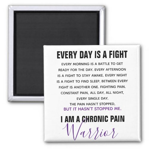 Chronic Pain Warrior Magnet