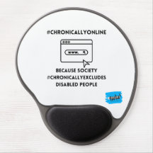Chronically Online Chronically Excluded Mousepad