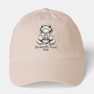 Chronically Tired Club Frog Shirt – Coffee Frog Hat