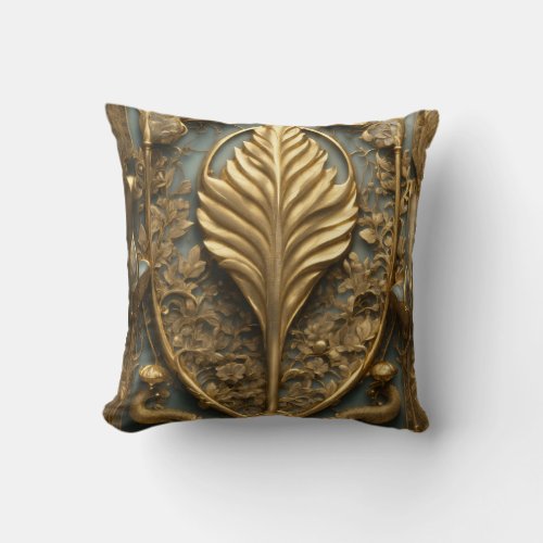 Chronicles of Time A Historical Design Odyssey Throw Pillow