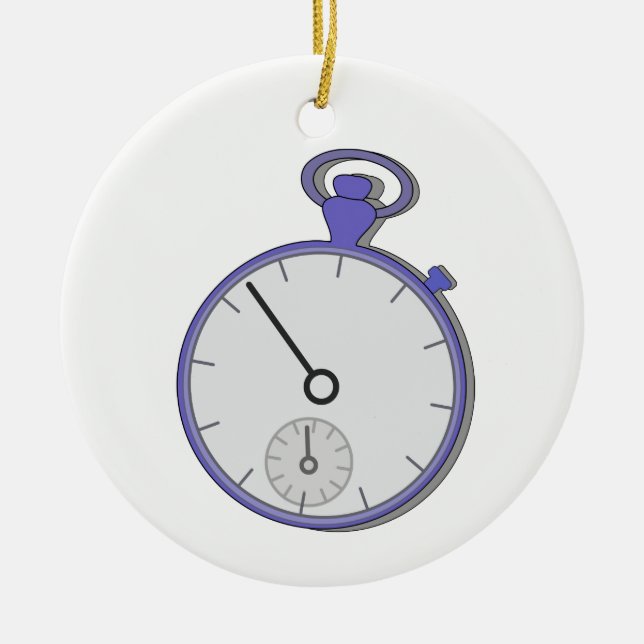 Chrono Ceramic Ornament (Front)