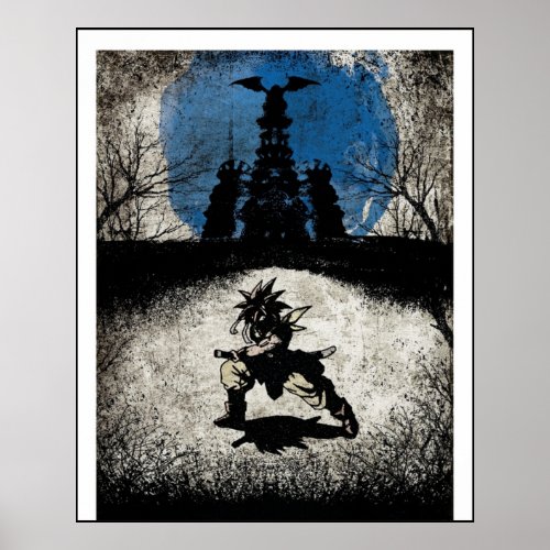 Chrono Trigger Art _ The Silent Protagonist Grap Poster