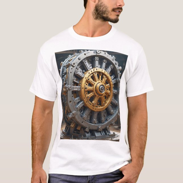 Chronos Engine: Revolutionizing Timekeeping T-Shirt (Front)