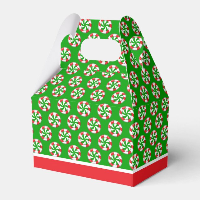 Chrstmas Candy Favor Boxes (Front Side)